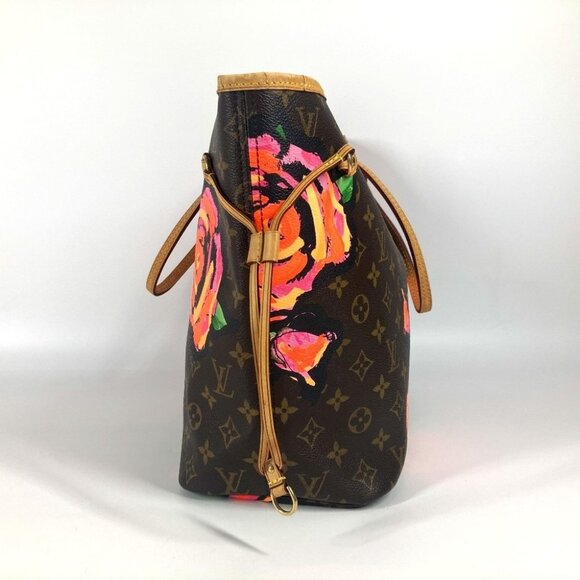 LOUIS VUITTON M48613 Monogram Rose Neverfull MM Shoulder Bag Tote Bag - Picture 4 of 16